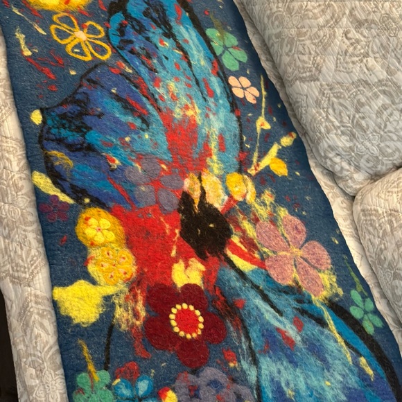 Wool felt rug - Picture 3 of 7